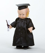 KEWPIE DOLL - VINYL - GRADUATION