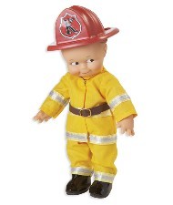 KEWPIE DOLL - VINYL - FIRE FIGHTER