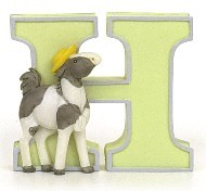 ANIMAL ALPHABET LETTER - H