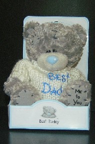 DAD - TATTY TEDDY - MESSAGE BEAR