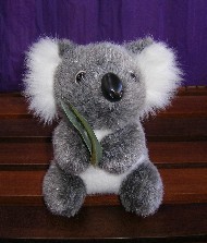 KOALA WITH LEAF