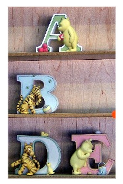 ALPHABET LETTERS - POOH