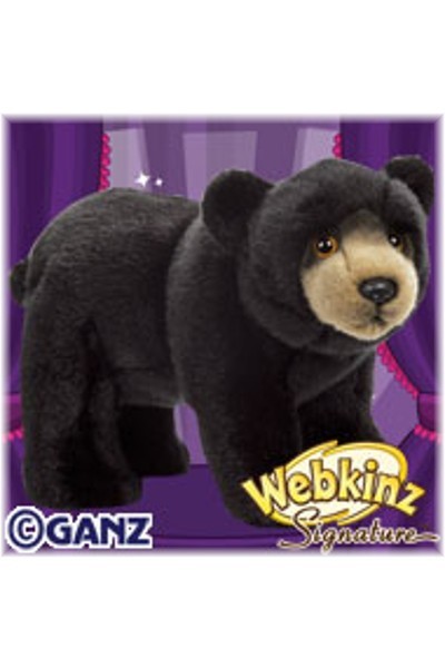 WEBKINZ SIGNATURE - BLACK BEAR