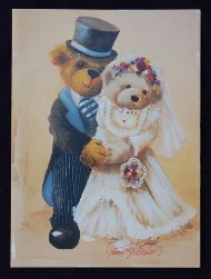 PAWTRAIT CARD - WEDDING BELLS