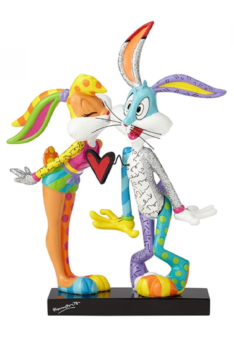 LOONEY TUNES <br> LOLA & BUGS KISSING