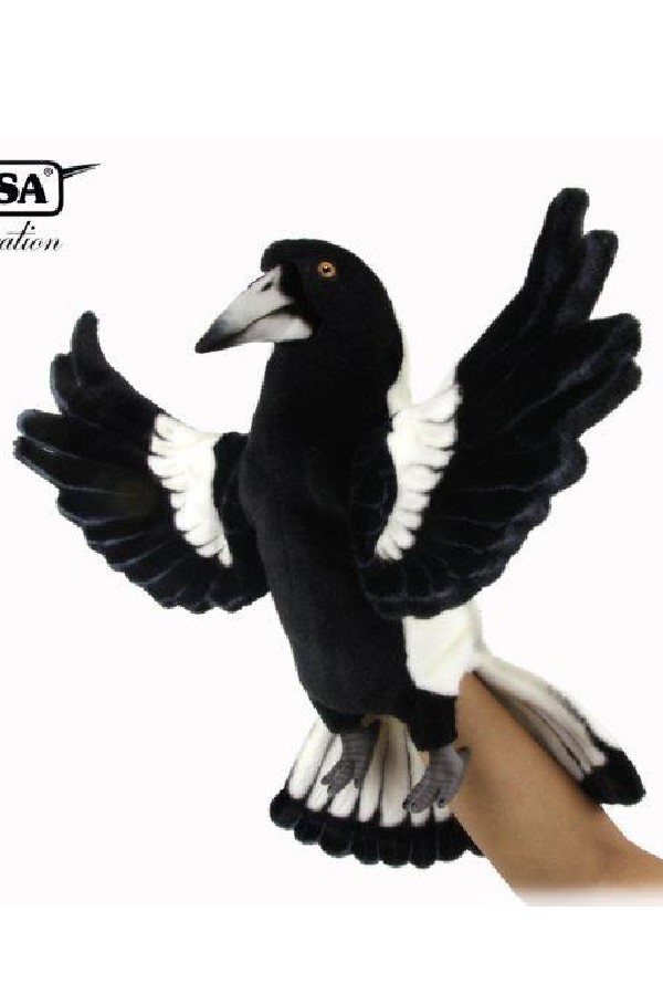 MAGPIE <br> HAND PUPPET