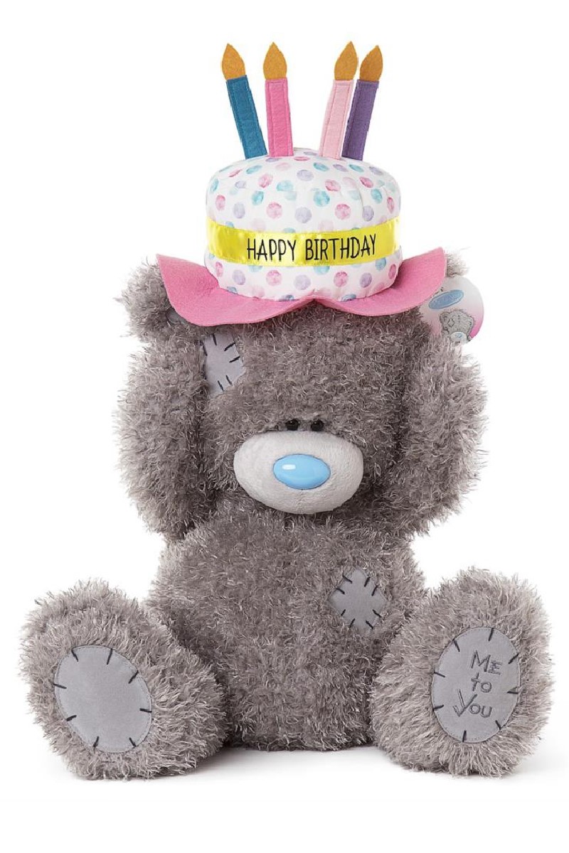 HAPPY BIRTHDAY HAT <br> TATTY TEDDY
