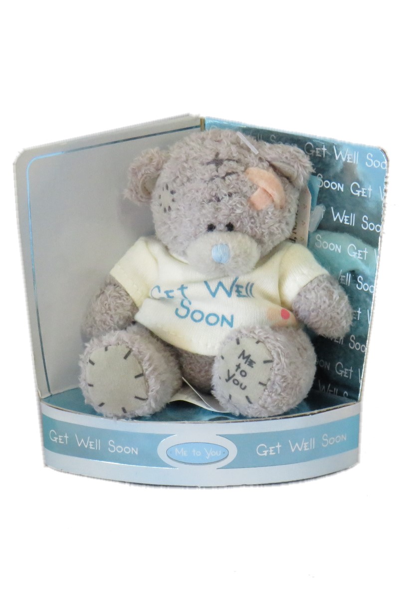 GET WELL <br> TATTY TEDDY