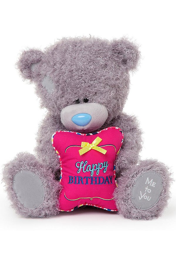 HAPPY BIRTHDAY CUSHION <br> TATTY TEDDY