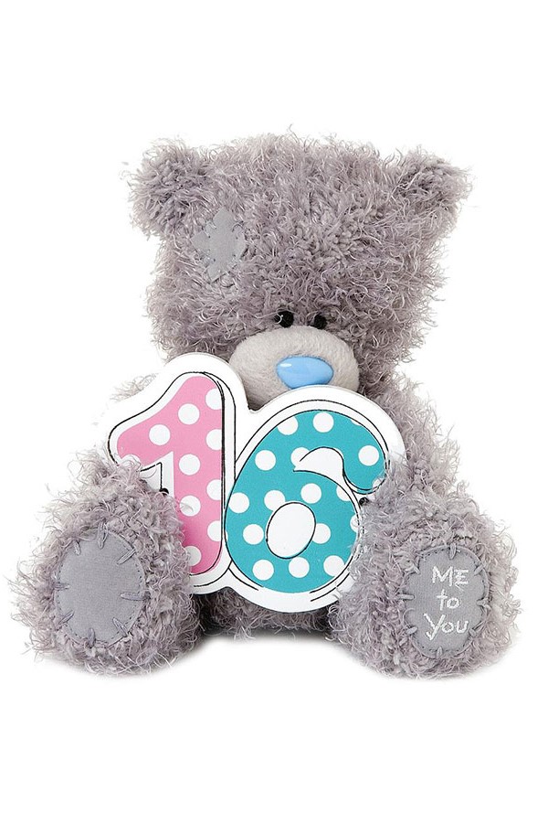 16TH PLAQUE <br> TATTY TEDDY