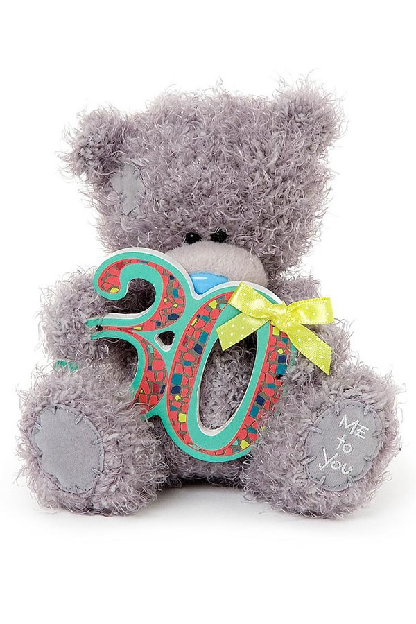 30TH PLAQUE <br> TATTY TEDDY